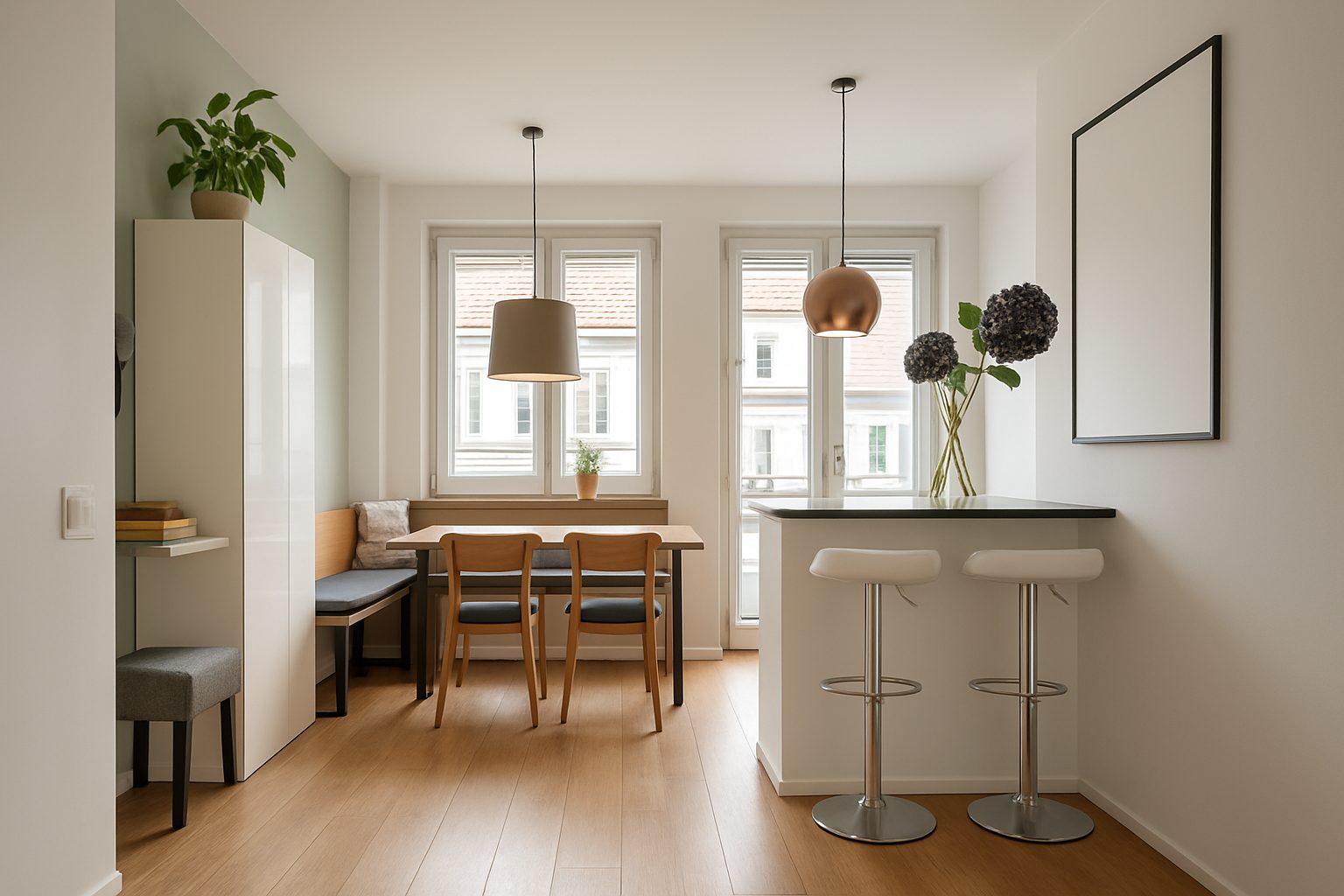 T2 com boa iluminação natural Two-bedroom apartment with plenty of natural light